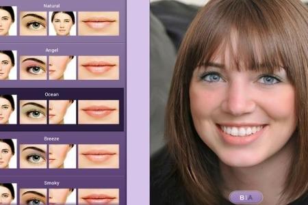 Perfect365: Gesichts-Make-Up: Mit dieser App lässt sich das eigene Foto schminken.
