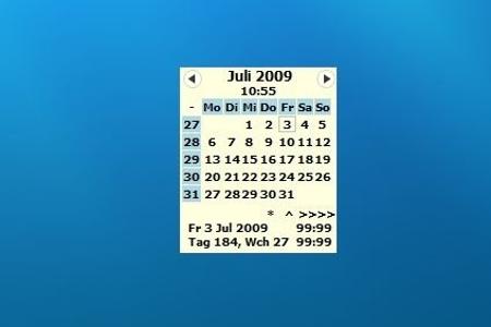 Eine Kombination von einer Agenda und einem Kalender.