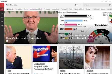 News leichter konsumieren - die News-App von Windows 10 hilft.