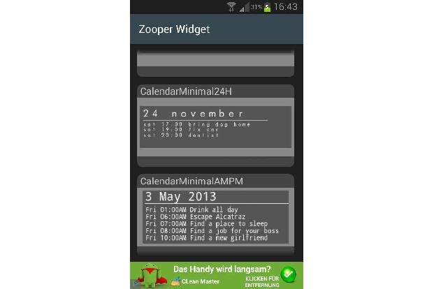 Zooper Widget