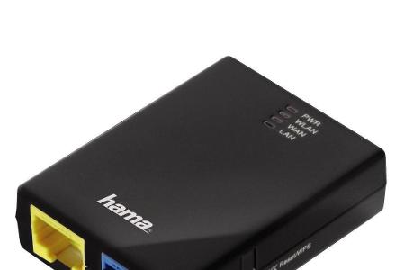 Mit WLAN-zu-LAN-Adapter lassen sich solche Geräte ins Funknetz einbinden, die über kein WLAN-Modul, sondern lediglich über e...