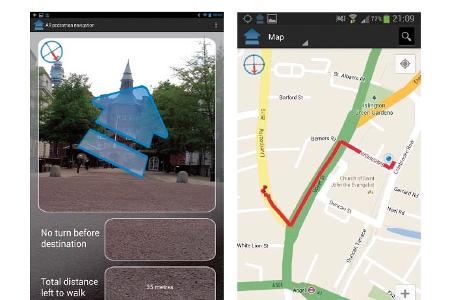 AR Navigation for Pedestrians