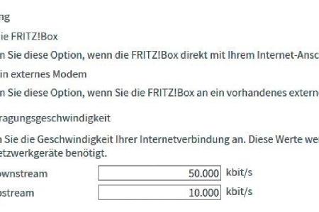 Die Fritzbox als Kabelrouter.