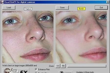 CleanSkin FX - Die Gratis-Software CleanSkin FX bietet die Möglichkeit, Störendes auf Fotos wie Flecken oder Farbschwächen s...