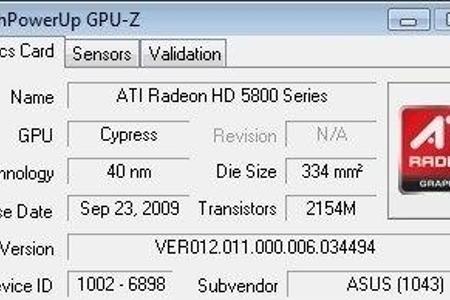 GPU-Z - GPU-Z zeigt umfangreiche Informationen zu der Grafikkarte und dem Grafikchip an und funktioniert auch bei sehr aktue...