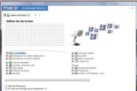 Privazer - Wenn Sie Ihren PC von unnötigen Überbleibseln befreien möchten, lassen Sie Ihren Rechner von Privazer bereinigen ...