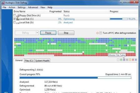 Disk Defrag - Mit der Software Disk Defrag bekommt Ihre Festplatte mehr Geschwindigkeit, da sie die Dateien auf der Festplat...