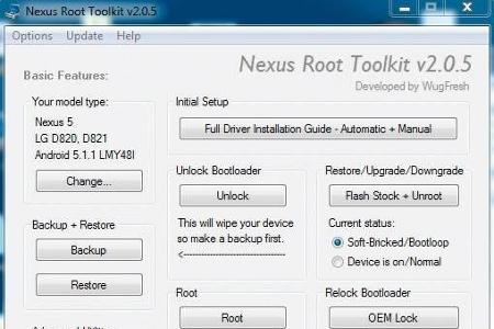 Das Nexus Root Toolkit erledigt das Rooten eines Nexus-Geräts in weniger als zehn Minuten.