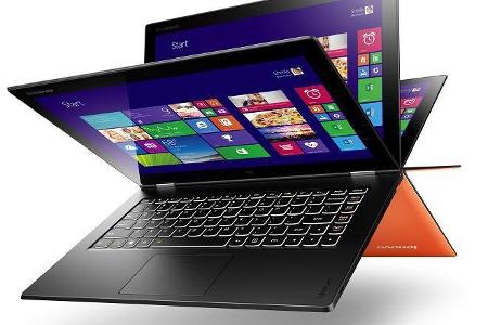 2in1-Geräte wie das Lenovo Yoga 2 Pro sind sehr flexibel einsetzbar.