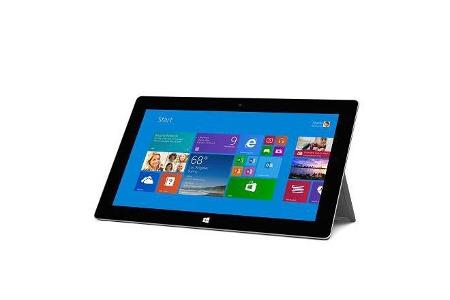 Microsofts Surface-Tablets haben einen Standfuß.
