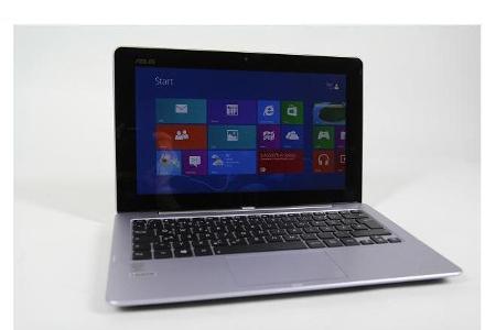 Das Asus Transformer Book Trio startet wahlweise Android oder Windows.