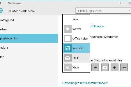 8. Optimierung des Sperrbildschirms