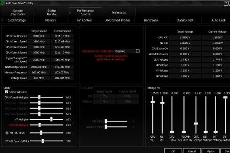 AMD Overdrive - Sie möchten noch mehr Leistung aus Ihrem System rausholen? AMD Overdrive hilft Ihnen dabei.
