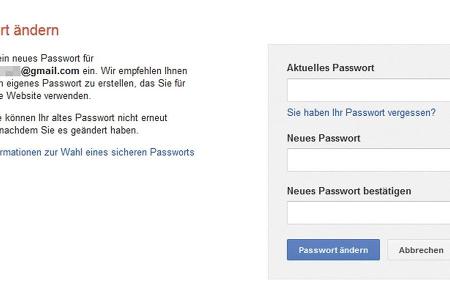 Beugen Sie Missbrauch vor und ändern Sie wichtige Passwörter wie etwa das Google-Passwort.