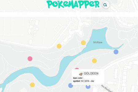 Pokémapper ist ein Kartendienst für Pokémon Go.