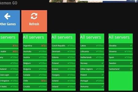 Ob Pokémon-Go-Server online sind, beantwortet dieser Online-Dienst.