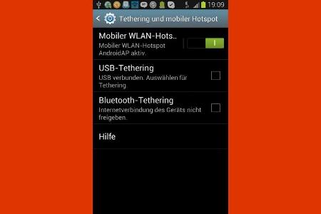 Als Hotspots aktivierte Android-Geräte ermöglichen die Teilung der Internetverbindung mit anderen Nutzern.
