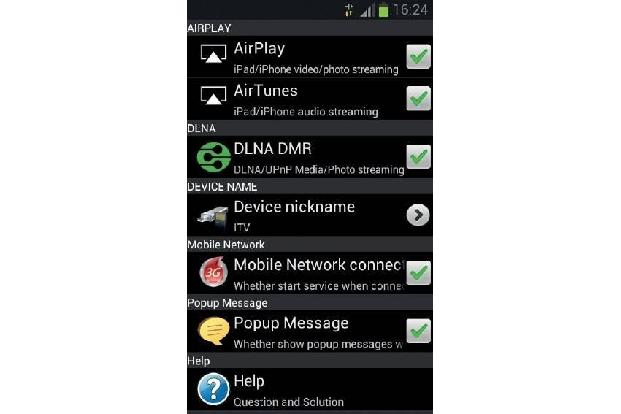 AirPlay/DNLA Receiver Lite - Die App macht auch aus Smartphones von Android einen echten AirPlay-Empfänger.