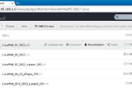 Auch die Community-Edition von OwnCloud bietet zahlreiche Funktionen. Um Daten sicher zu übertragen, ist ein SSL-Zertifikat ...
