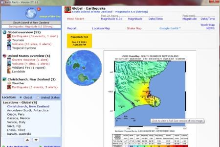 Die Freeware Earth Alerts bündelt Meldungen und Warnungen vor Naturkatastro- phen und bringt Ihnen alle direkt auf den Bilds...