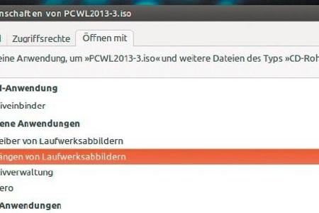 Unter Ubuntu ist die Verknüpfung von Dateitypen etwas verwirrend