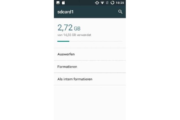 Unter Android 6 hat man bei von Apps die Möglichkeit, den Speicherort individuell festzulegen.