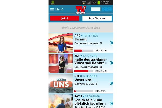 TVdirekt Fernsehprogramm