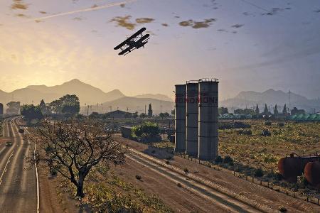 Im neuen GTA können die Spieler sogar in Luftfahrzeuge steigen.