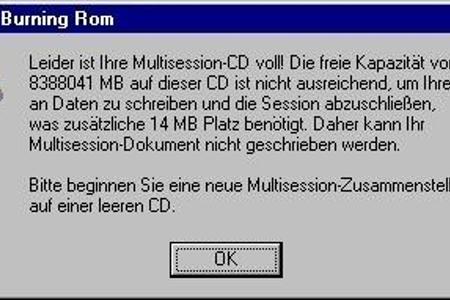 Fast 8 Terabyte! Kein Wunder, dass heutige Systeme mit einem solchen Medium nicht zurechtkommen!