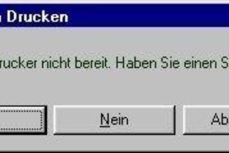 Früher ging's ja auch…