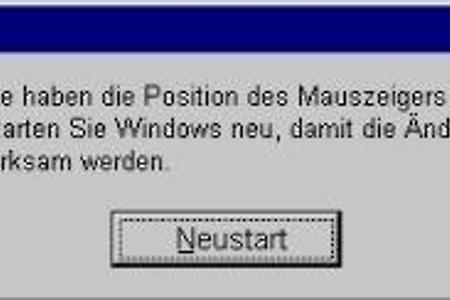 Eine Parodie auf die Neustart-Freudigkeit von Windows.