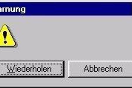 Warnung? Oder leere Drohung?