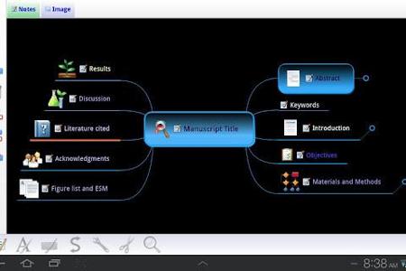 Mindjet bringt Mindmaps vom Flip-Chart auf Ihr Handy und kann diese in verschiedenen Formaten in die Cloud exportieren.