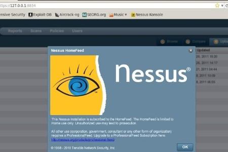 Nessus - Privatanwender nutzen dieses Tool, das Schwachstellen im Netzwerk erkennt, kostelos. Über 46.000 Plugins stehen hie...