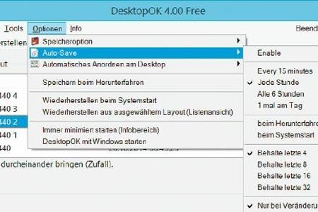 Desktop OK - Desktop OK sichert in einer Datei die Position sämtlicher Icons auf dem Desktop. Wenn Sie sich per Remote-Deskt...
