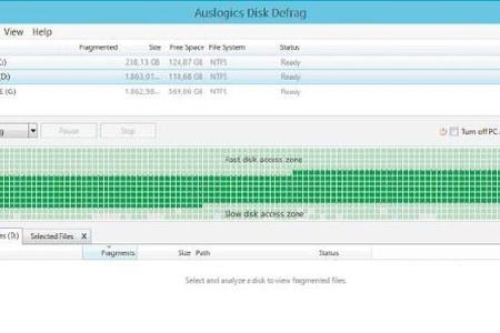 Auslogics Disk Defrag - Mit dem Defragmentierungs-Tool Auslogics Disk Defrag schaffen Sie mehr Geschwindigkeit für die Festp...