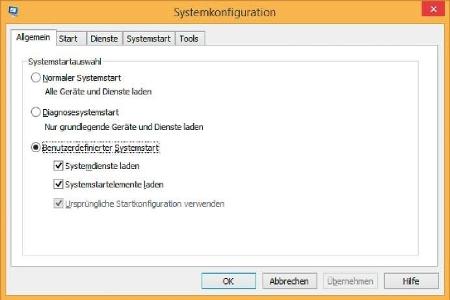 Msconfig hilft bei der Beseitigung von Startproblemen.