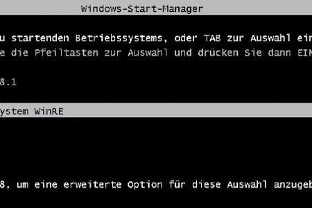 Das Menü des Windows-Start-Managers erscheint, wenn Sie über bcedit oder EasyBCD neue Einträge ins Startmenü einbauen.