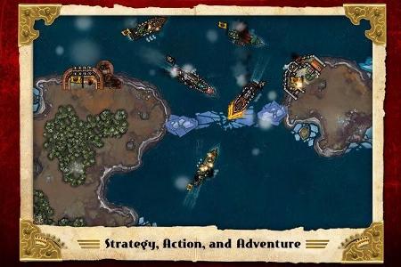 Crimson: Steam Pirates: Eine eigene Piraten-Flotte aufbauen, befehligen und über die sieben Weltmeere führen.