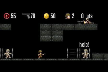 Private Joe: Dungeons: In diesem 2D-Shooter gehen Sie schwer bewaffnet gegen ganz fiese Feinde vor.