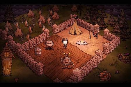 Don't Starve: Essen sammeln, Feuer machen und ein Lager bauen: Bei diesem Spiel geht es nur darum, zu überleben und die Nach...