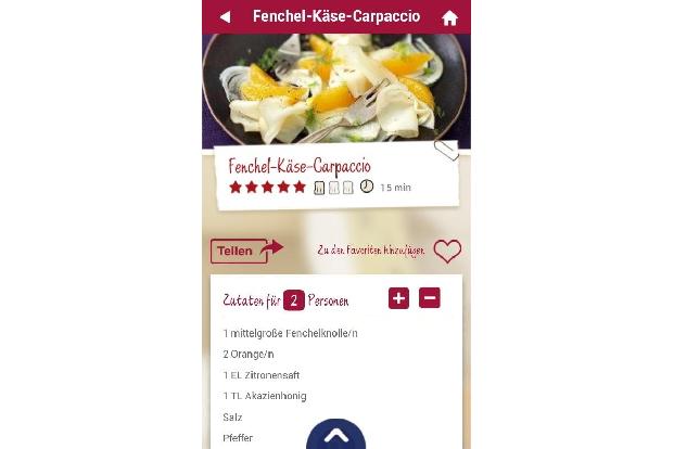 Ich liebe Käse - Rezepte