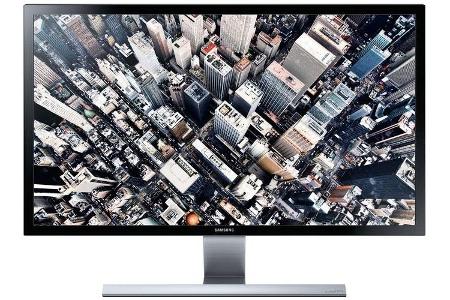 12. Platz: Samsung U28D590D
Vorteile: Spiele-Monitor für 4K, elegantes Design
Nachteile: nicht in der Höhe verstellbar oder ...