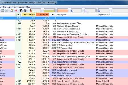 Sysinternals Suite - Über 50 nützliche System-Tools bietet Microsoft hier gratis an.