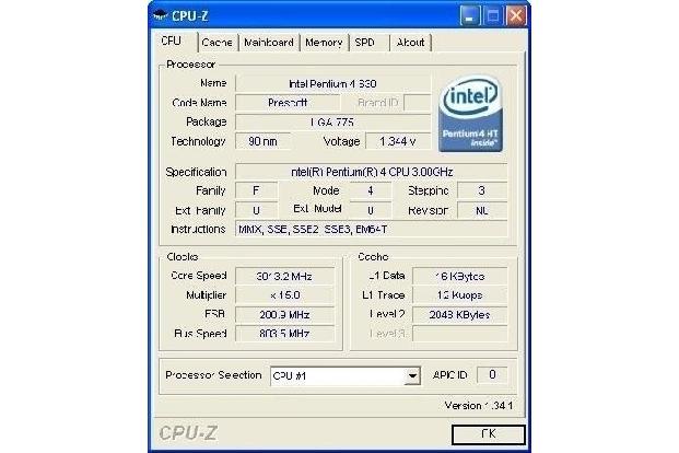 CPU-Z - CPU-Z ist das Schweizer Taschenmesser für Prozessorinformationen. Hier finden Sie alles zur CPU: Name, Stepping, RAM...