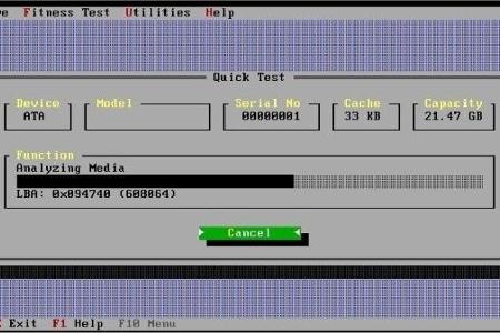 Drive Fitness Test - Hierbei handelt es sich um ein Diagnosetool von Hitachi/IBM, mit dem Festplatten auf Fehler getestet we...