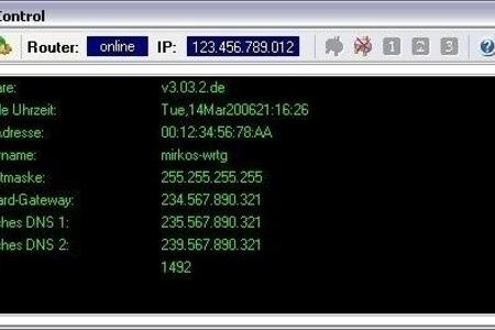 RouterControl - RouterControl überwacht den DSL-Router und den Datenverkehr.