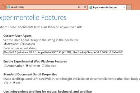 Windows 10 - Spartan-Browser-Engine einsetzen - In Windows 10 arbeitet der integrierte Browser auf Basis der neuen Engine Sp...