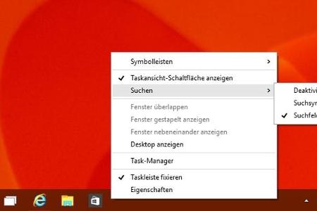 Windows 10: Taskleiste anpassen - Um auf der Taskleiste mehr Platz zu schaffen, klicken Sie mit der rechten Maustaste auf di...