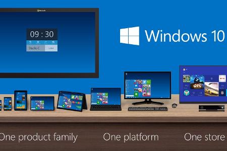 Ein Betriebssystem für alle Geräteklassen: Microsoft hat Windows 10 präsentiert